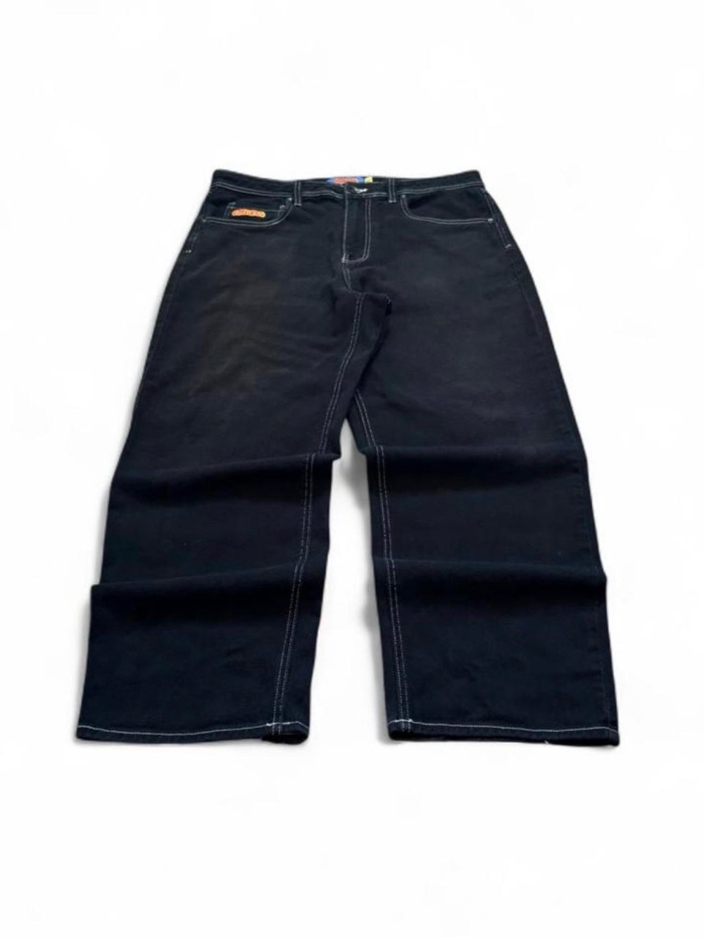 Y2K Black Empyre Baggy Skater Jeans